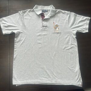 Polo Ralph Lauren Rowing Bear polo shirt XLT -Gently used condition